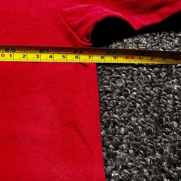 Nike Embroidered Swoosh T-Shirt – Red – Size L - Picture 6 of 7